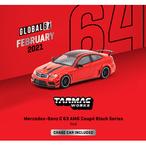 1/64 Mercedes-Benz C 63 AMG Coupe Black Series Red【T64G-009-RE】
