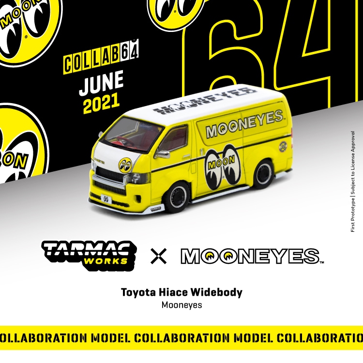 1/64 Toyota Hiace Widebody Mooneyes【T64-038-ME】 | Joshin web 