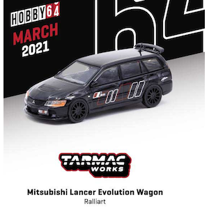 1/64 Mitsubishi Lancer Evolution Wagon Ralliart【T64-042-RLA】