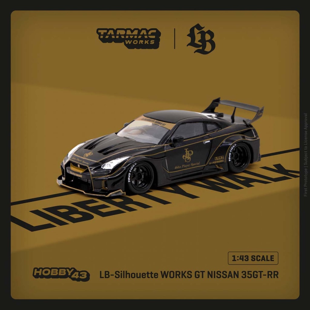 1/43 LB-Silhouette WORKS GT NISSAN 35GT-RR JPS【T43-022-JPS