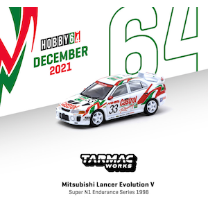 1/64 Mitsubishi Lancer Evolution V Super N1 Endurance Series 1998【T64-012-98ST33】【在庫処分】
