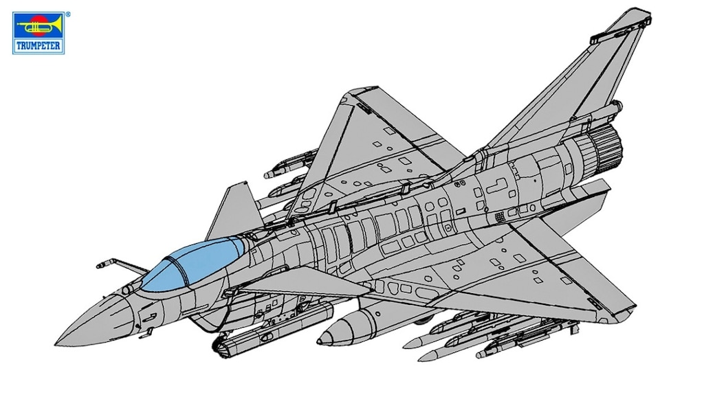 再生産】1/72 中国空軍 J-10C戦闘機【01698】 | トランペッター