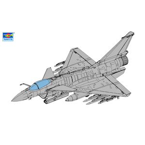 【再生産】1/72 中国空軍 J-10C戦闘機【01698】