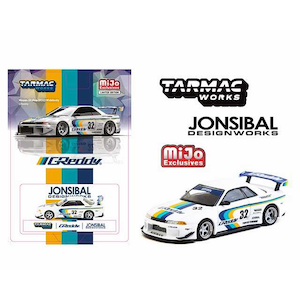1/64 NISSAN SKYLINE GT-R R32 WIDEBODY JONSIBAL DESIGNWORKS GREDDY LIMITED EDITION【T64G-061-GDY】