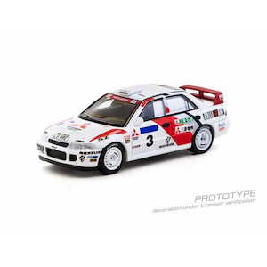 �^�[�}�b�N���[�N�X�b1/64 Mitsubishi Lancer Evolution II Hong Kong Beijing Rally 1994 K. Eriksson / S. Parmander�yT64G-049-94HKBR03�z�bT64G-049-94HKBR03 ���޼ �ݴ�އU