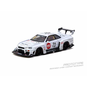 �^�[�}�b�N���[�N�X�b1/64 LB-ER34 Super Silhouette SKYLINE White�yT64-104-WH�z�bT64-104-WH LB-ER34 SS ���ײ� �ܲ�
