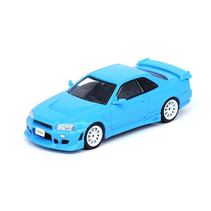 1/64 Nissan スカイライン R34 ベビーブルー Hong Kong ToyCar Salon 2022 イベント限定【IN64-R34-BBBL】
