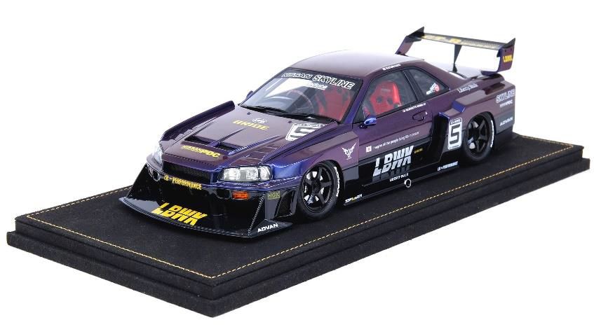 イノモデル 日産 スカイライン LBWK ER34 スーパーシルエット イノモデル 1/18 日産 スカイライン LBWK (ER34) スーパー