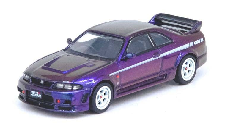 POPRACE 1/64 ニスモ 400R ミッドナイトパープル R33 Poprace 1/64 NISSAN SKYLINE GT-R R33 NISMO 400R MIDNIGHT