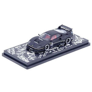 1/64 LB-WORKS F40 マットブラック Hong Kong Toycar Salon 2023 イベント限定モデル【IN64-LBWKF40-HKTS23】