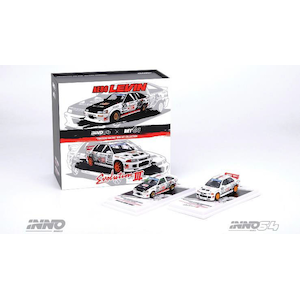 1/64 Toyota カローラ AE86 レビン ”TRACKERS RACING” ＆ Mitsubishi ランサー エボリューション III ”TRACKERZ RACING” Box Set【IN64-TRACKERZ-BOXSET】
