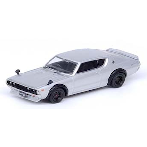 1/64 Nissan スカイライン 2000 GT-R (KPGC110) シルバー【IN64-KPGC110-SIL】
