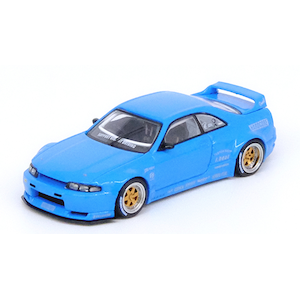 1/64 Nissan スカイライン GT-R (R33) Pandem/Rocket Bunny ブルー【IN64-R33P-BLU】