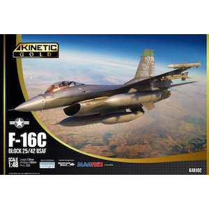 キネティック｜1/48 F-16C ブロック25/42 米空軍【KNE48102】｜KNE48102 F-16C ﾌﾞﾛｯｸ25/42 ｱﾒﾘｶ