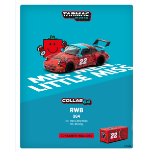 1/64 RWB 964 Mr. Men Little Miss Mr. Strong With Container【T64-037-MR】【在庫処分】