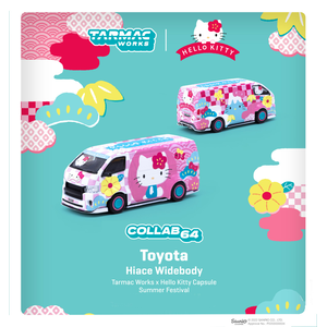 1/64 Toyota Hiace Widebody Hello Kitty Capsule Summer festival【T64-038-HKSF】【在庫処分】