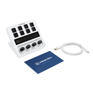 elgato（エルガト）｜ストリームデック プラス ダイヤル タッチパネル付き（ホワイト）｜10GBD9911-JP