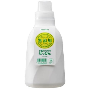 ミヨシ石鹸｜無添加 お肌のための洗濯用 液体せっけん ボトル 1100ml｜ｵﾊﾀﾞﾉﾀﾒﾉｾﾝﾀｸｴｷﾀｲ1100