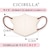 LaBella｜ＣＩＣＩＢＥＬＬＡ３ＤバイカラーマスクC グレージュレース10枚｜ｼｼﾍﾞﾗ3Dﾏｽｸ GGﾚ-ｽ10ﾏｲ