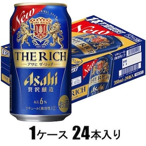 アサヒビール｜アサヒ ザ リッチ 350ml×24本【新ジャンル】｜ｱｻﾋ ｻﾞ ﾘﾂﾁ ｶﾝ 350ML