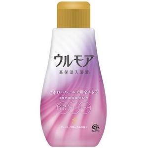 アース製薬｜ウルモア 高保湿入浴液 クリーミーフローラルの香り 600mL｜ｳﾙﾓｱｸﾘ-ﾐ-ﾌﾛ-ﾗﾙ600ML