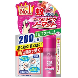アース製薬｜おすだけノーマット スプレータイプ バラの香り 200日分｜ｵｽﾀﾞｹﾉ-ﾏﾂﾄｽﾌﾟﾚﾊﾞﾗ200