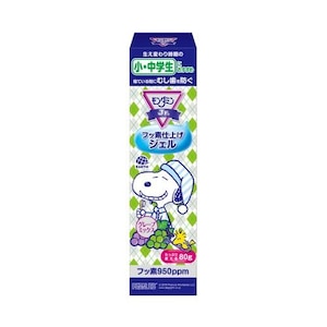 アース製薬｜モンダミンJr. フッ素ジェル グレープミックス味 80g｜ﾓﾝﾀﾞﾐﾝJR.ﾌﾂｿｼｱｹﾞJGM