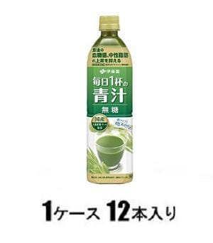 伊藤園 毎日1杯の青汁 無糖 900g×12本 PET (野菜・果実飲料