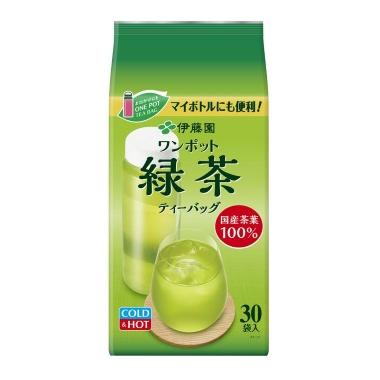 ワンポットエコティーバッグ 抹茶入り緑茶 30袋入 | 伊藤園 | ワン
