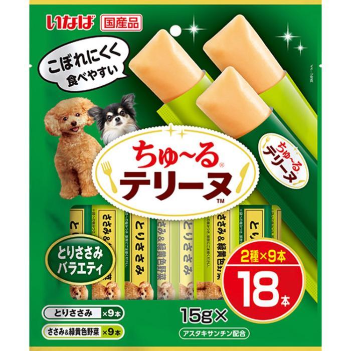 いなば ちゅ～るテリーヌ とりささみバラエティ 15g×18本 | いなば