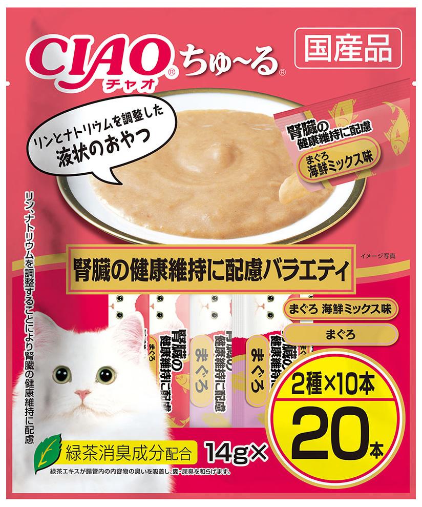 ちゅーる　たっぷり240本！ CIAO ちゅ～る まぐろ・かつおバラエティ 240本入り | 商品情報