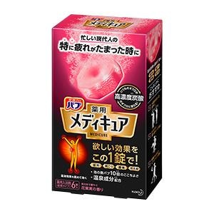 花王｜バブ メディキュア 花果実の香り 6錠入｜ﾊﾞﾌﾞﾒﾃﾞｲｷﾊﾅ6