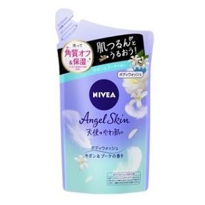 花王｜ニベア エンジェルスキン ボディウォッシュ サボン＆ブーケの香り 詰替 360ml｜NVｴﾝｼﾞｴﾙBWｻﾎﾞｶｴ