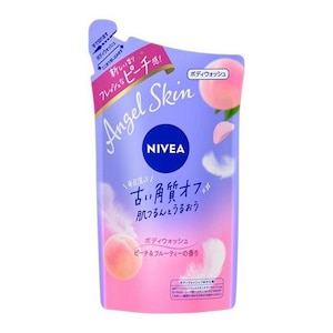 花王｜ニベア エンジェルスキン ボディウォッシュ ピーチ＆フルーティーの香り 詰替 360ml｜NVｴﾝｼﾞｴﾙBWﾌﾗｶｴ