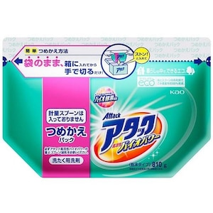 花王｜アタック高活性バイオパワー つめかえ用 810g｜ｱﾀﾂｸ Lｶｴ