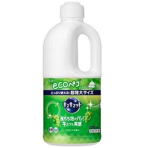 花王｜キュキュット マスカットの香り つめかえ用 1250ml｜ｷﾕｷﾕﾂﾄﾏｽｶﾂﾄｶｴ1250ML