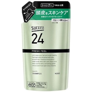 花王｜サクセス24 フレッシュフィールシャンプー つめかえ用 320ml｜ｻｸｾｽ24ﾌﾚﾂｼﾕSPﾂﾒｶｴ320