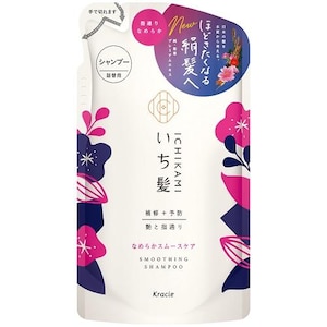 クラシエホームプロダクツ｜いち髪　なめらかスムースケアシャンプー 詰替用 330ml｜ｲﾁｶﾐ ﾑ-ｽｹｱ SP ｶｴ