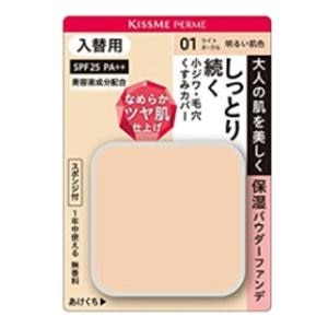 伊勢半｜キスミー フェルム しっとりツヤ肌 パウダーファンデ 入替用 01 明るい肌色｜FMｼﾂﾄﾘﾂﾔPFｶｴ01