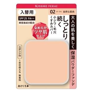伊勢半｜キスミー フェルム しっとりツヤ肌 パウダーファンデ 入替用 02 自然な肌色｜FMｼﾂﾄﾘﾂﾔPFｶｴ02