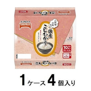 テーブルマーク｜国産こしひかり 180g 10食セット（１ケース4個入）｜ｺｸｻﾝｺｼﾋｶﾘ180GX10X4