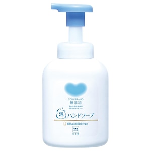 牛乳石鹸共進社｜カウブランド 無添加泡のハンドソープ ポンプ 360ml｜ﾑﾃﾝｶｱﾜﾉﾊﾝﾄﾞｿ-ﾌﾟﾎﾟﾝﾌﾟ