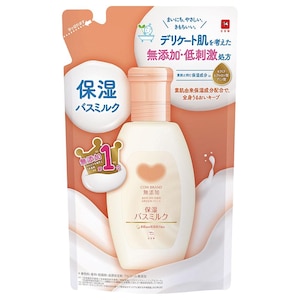 牛乳石鹸共進社｜カウブランド 無添加保湿 バスミルク 詰替用　480ml｜COWﾑﾃﾝｶﾎｼﾂﾊﾞｽﾐﾙｸﾂﾒｶｴ