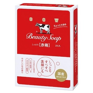 牛乳石鹸共進社｜カウブランド 赤箱 ちょっと大きめ 125g×2コ入｜COWｱｶﾊﾞｺﾁﾖﾂﾄｵｵｷﾒ2ｺｲﾘ