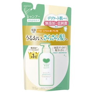 牛乳石鹸共進社｜カウブランド 無添加シャンプー さらさらケア 詰替用 360ml｜ｶｳﾑﾃﾝｶSP ｻﾗｻﾗｹｱｶｴ360