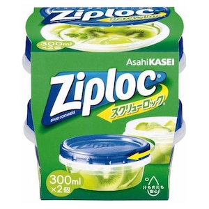 旭化成ホームプロダクツ｜ジップロック スクリューロック 300ml 2個入｜ZPｽｸﾘﾕ-ﾛﾂｸ300ML2ｺ