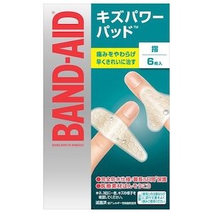 ジョンソン・エンド・ジョンソン｜バンドエイド キズパワーパッド（指用2サイズ）6枚｜JJｷｽﾞﾊﾟﾜ-ﾊﾟﾂﾄﾞﾕﾋﾞﾖｳ