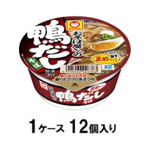 マルちゃん おそば屋さんのまめ鴨だしそば 48g 1ケース12個入 Joshin Webショップ 通販 東洋水産 オソバヤマメカモソバ48gx12