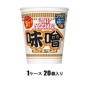 日清食品｜日清 カップヌードル 味噌 82g（1ケース20個入）｜CN ﾐｿ 82GX20