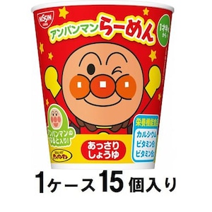 日清食品｜アンパンマンらーめん あっさりしょうゆ 32g（1ケース15個入）｜ｱﾝﾊﾟﾝﾏﾝﾗ-ﾒﾝｼﾖｳﾕ*15